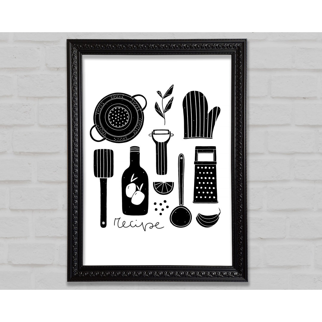 Wandbild Utensils 3