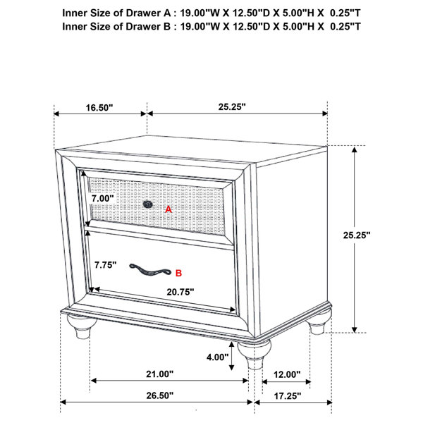 Dimensions du produit