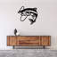 Art mural en métal Trout Fly Fish-107602389-107602387