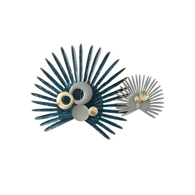 Glam Plants & Flowers Wall Decor on Metal