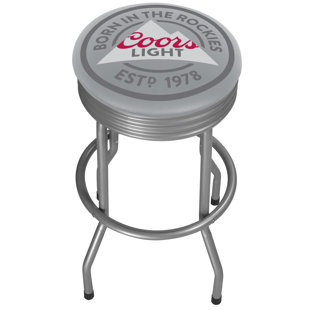 Metal Outdoor Stool with Cushion
