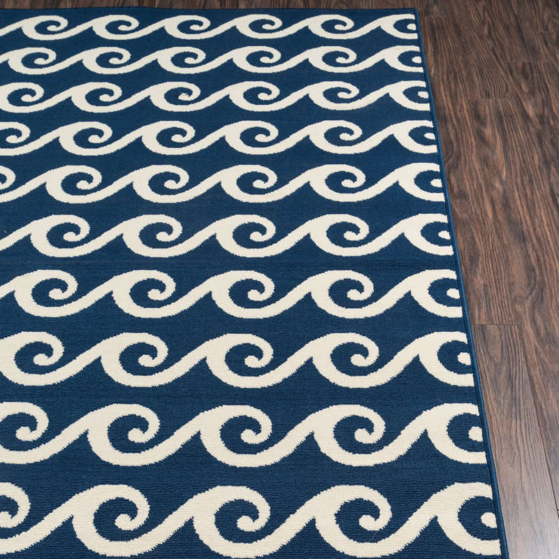 Yepez Geometric Indoor / Outdoor Rug, Rectangle 8'6" x 13'