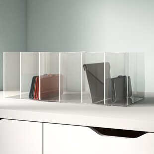 OnDisplay Acrylic Shelf Dividers - Closet Shelves Organizer -  Clothing/Purse Separator (4 pack, 11) 