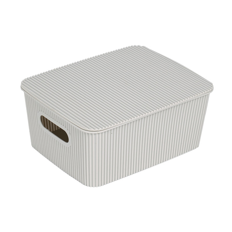 GLAD™ Storage Bin with Lid, Pack of 6, Gray