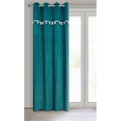 Kids Semi Sheer Curtain Single Panel