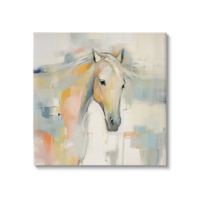 " Pastel Horse Painting "