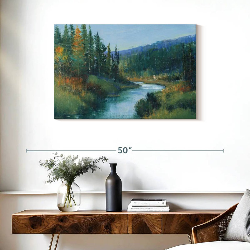 Alvord Trout Stream I, H 24 po x l 36 po