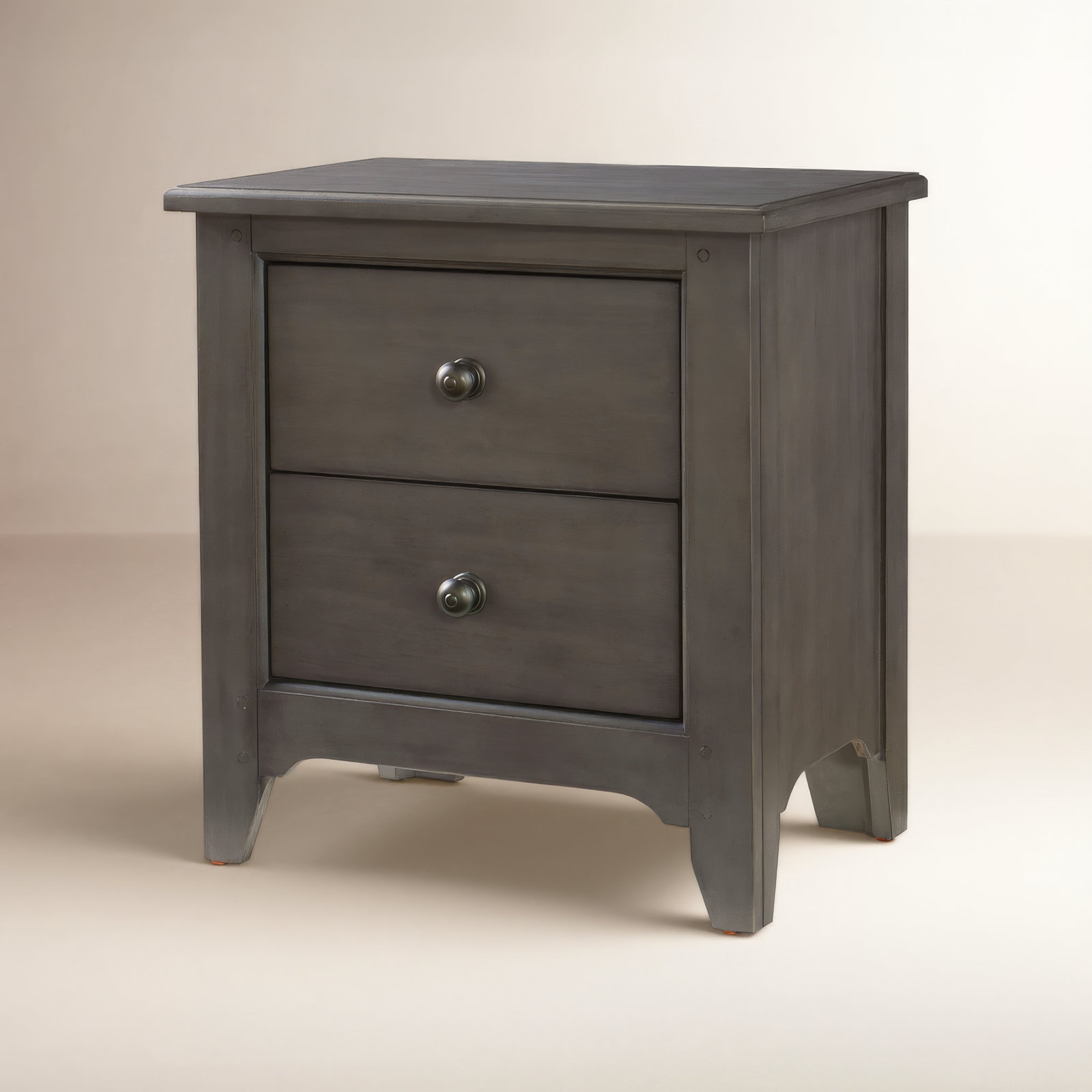 Mabank 2 - Drawer Nightstand, Gray