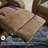 Faux Leather Power Reclining Sofa-1782957592