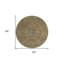 Tapis rond lavable 8 '' Southwestern