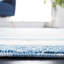 Tapis rayé bleu clair / ivoire Marcel-50341706