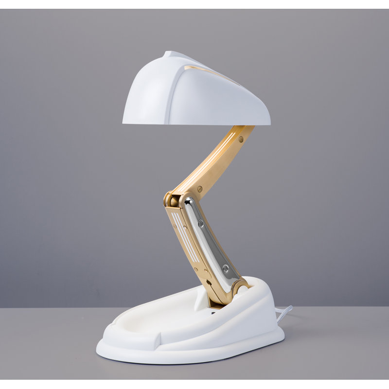 Lampe de bureau 20,55 "avec USB Aquileo, Blanc