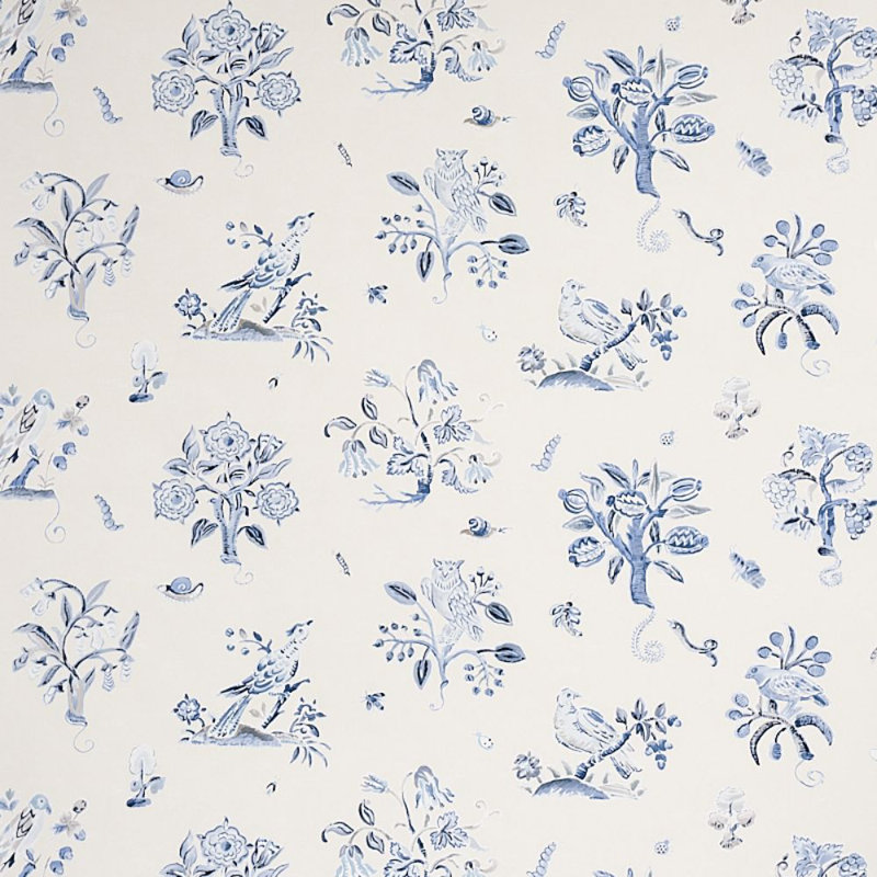 Papier peint Magical Menagerie, Bleu
