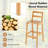 Counter Stool with Solid Wood Frame