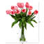 23in. Artificial Tulip Arrangement with Cylinder Glass Vase-1303925670