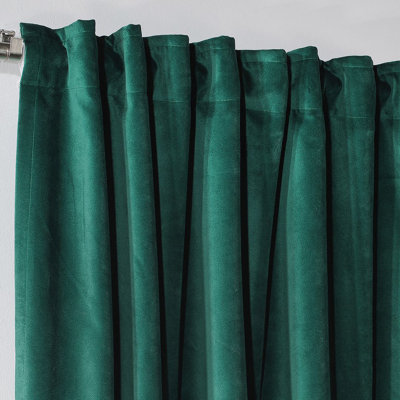 Soft Touch Velvet Kitchen Valance
