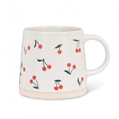 Wide Base With Cherries Mug