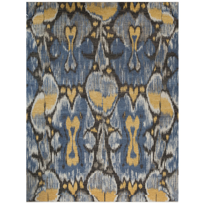 Wool Abstract Area Rug