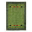 Canvello Green Silkroad Gabbeh Lori Baft Rug - 5'7" X 8'