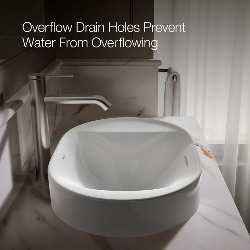Chalice 22-3/4" Oval Vessel Bathroom Sink