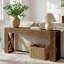 Console en bois massif de 63 pouces