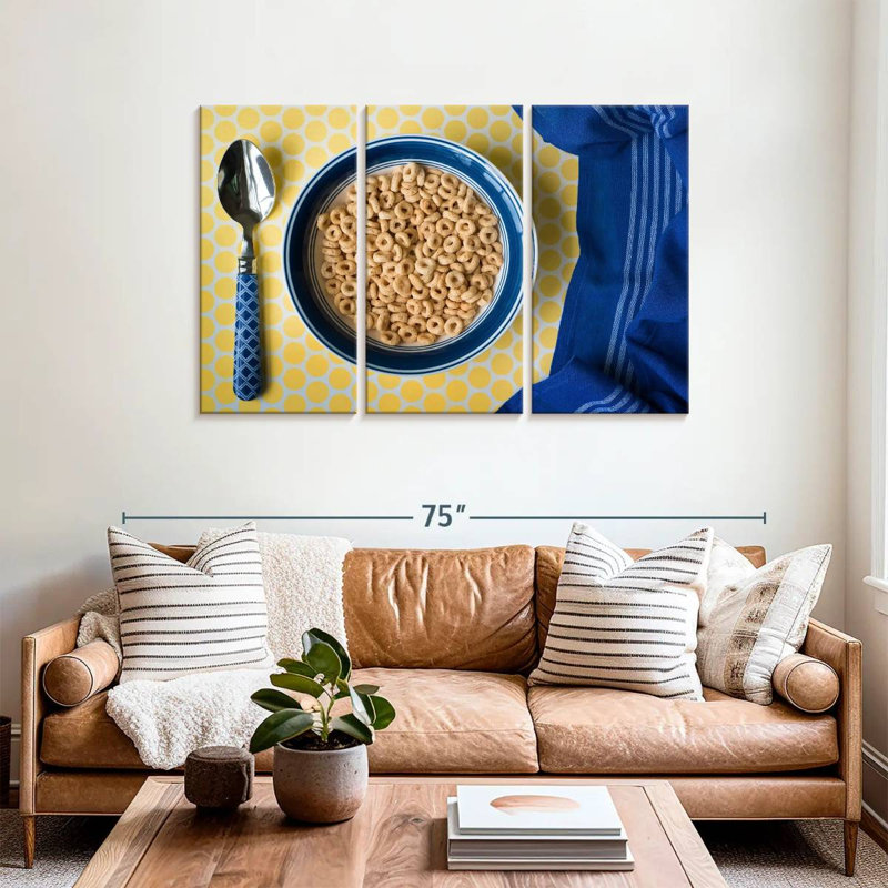 Milky Cereal For Breakfast, 36" H x 57" W