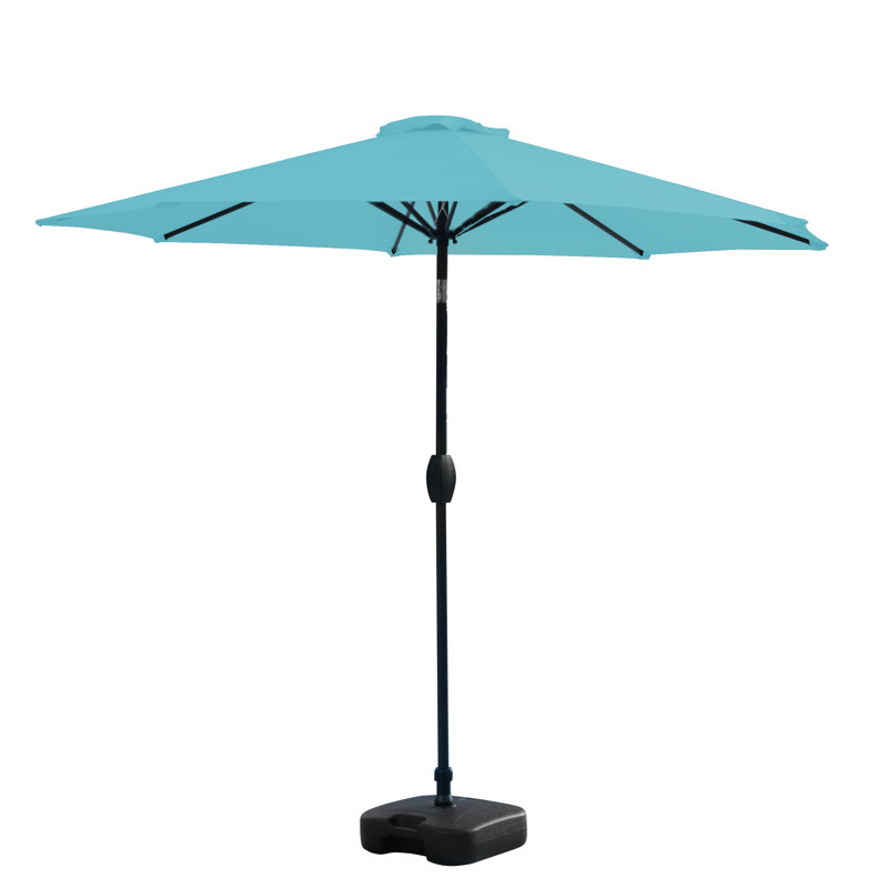 Parasol de marché 9 pi Pierpoint, Turquoise
