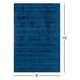 Rectangle Hasting Area Rug with Non-Slip Backing