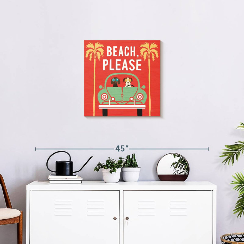 Beach Bums Beetle, 20" H x 20" W