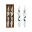 Unscented Ghost Shaped Taper Candles