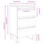 Airo 40cm W Iron Bedside Table-1166563585