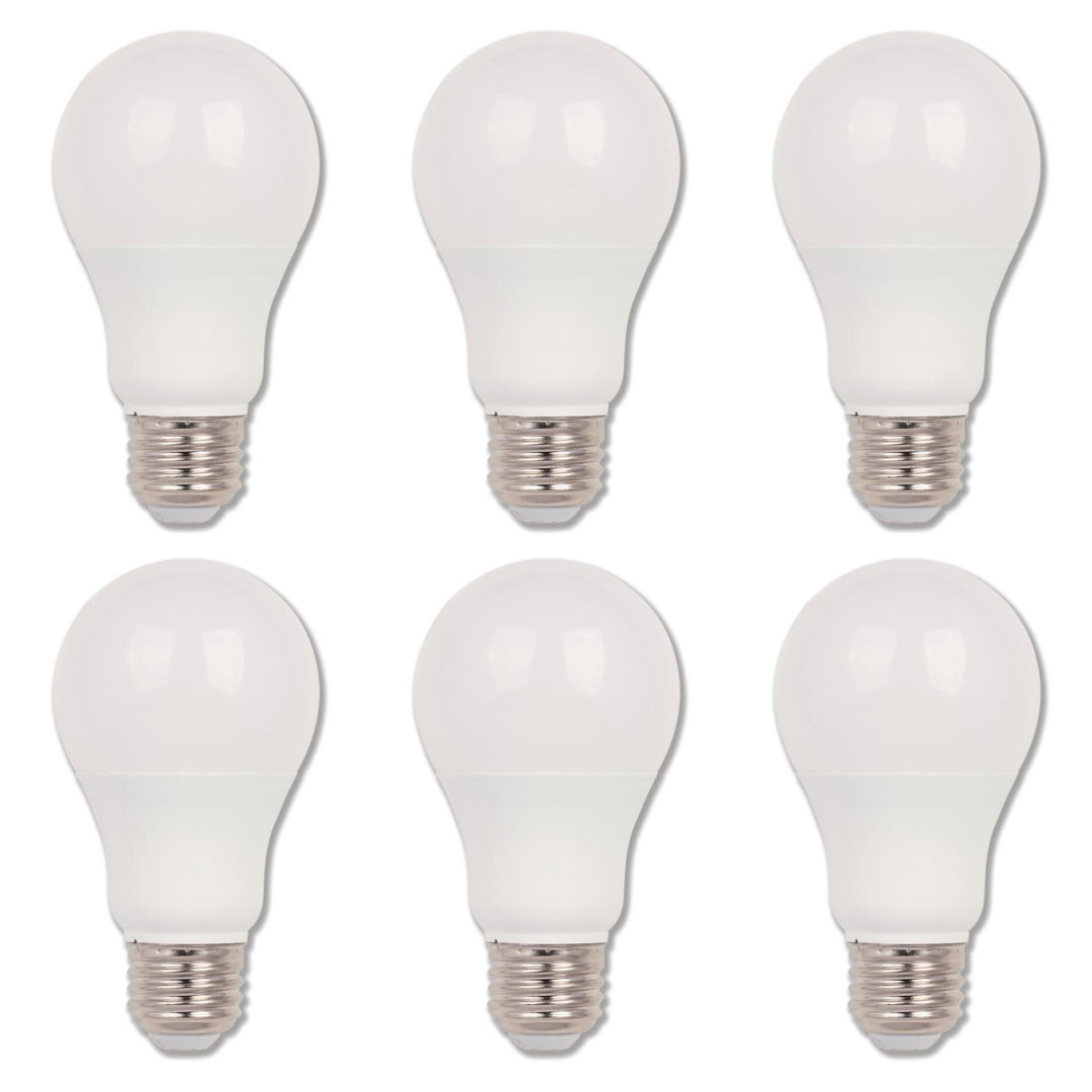 9.5 Watt (60 Watt Equivalent), A19 LED, Non-Dimmable Light Bulb, E26/Medium (Standard) Base (Set of 6) Westinghouse Lighting
