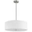Lustre tambour 4 lumières à abat-jour Tess-306802989-306802988