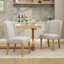 Chaise de salle à manger rembourrée à oreilles Bozhana (ensemble de 2)-241333931-241333932