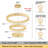 3 Ring Led Dimmable Chandeliers-1033514321