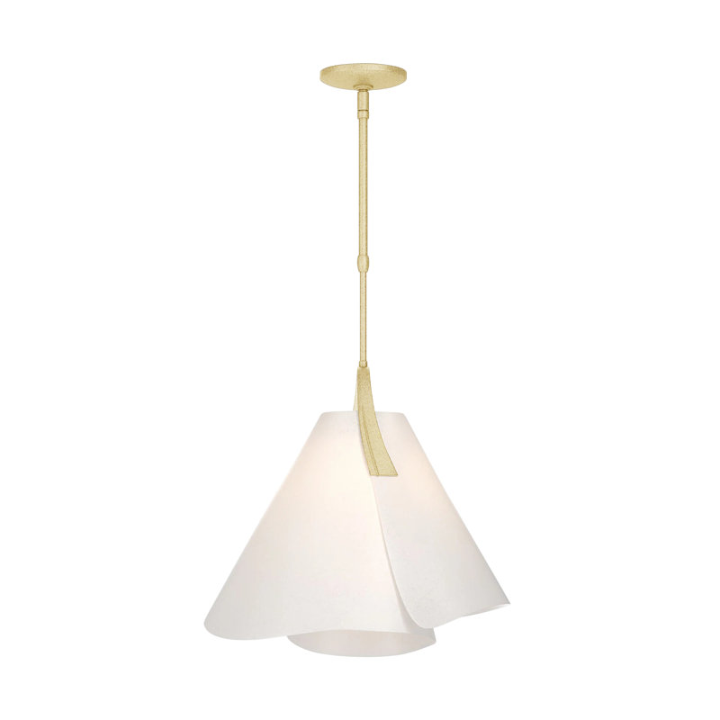 Mobius 1 - Light 25.4" Wide Single Pendant, Modern Brass