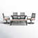 Rectangular 6 - Person 60" Long Dining Set