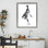 Cadre flottant Whispers Of Glamour Silhouette, design par Svetlana Aleynikova