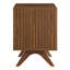 Table de chevet gris noyer