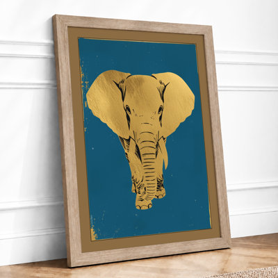 Elephant Frontispiece Vintage - Framed Print