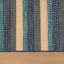 Tapis carré / extérieur en polypropylène tissé à la machine rayé gris / bleu / beige Korvin-1535915092