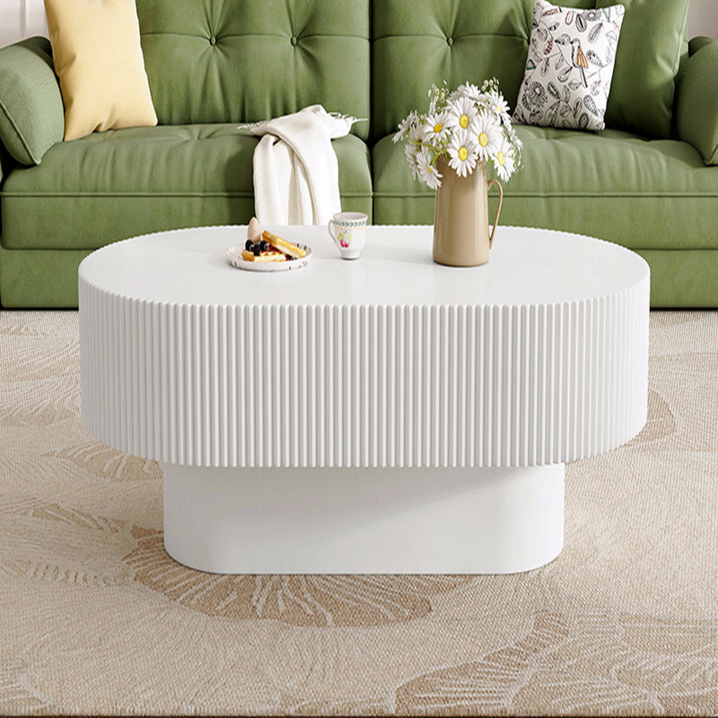 Table basse ovale 43,3 "l 6,8"