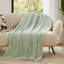 Jeté 100% coton mousseline - 4 couches de gaze tissée avec frange, couverture douce, légère et respirante pour le lit, le canapé ou le voyage-116850072-116850070