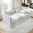 Phillip Modern Upholstered Daybed with Pull-Out Bed & Striped Design-1035684392