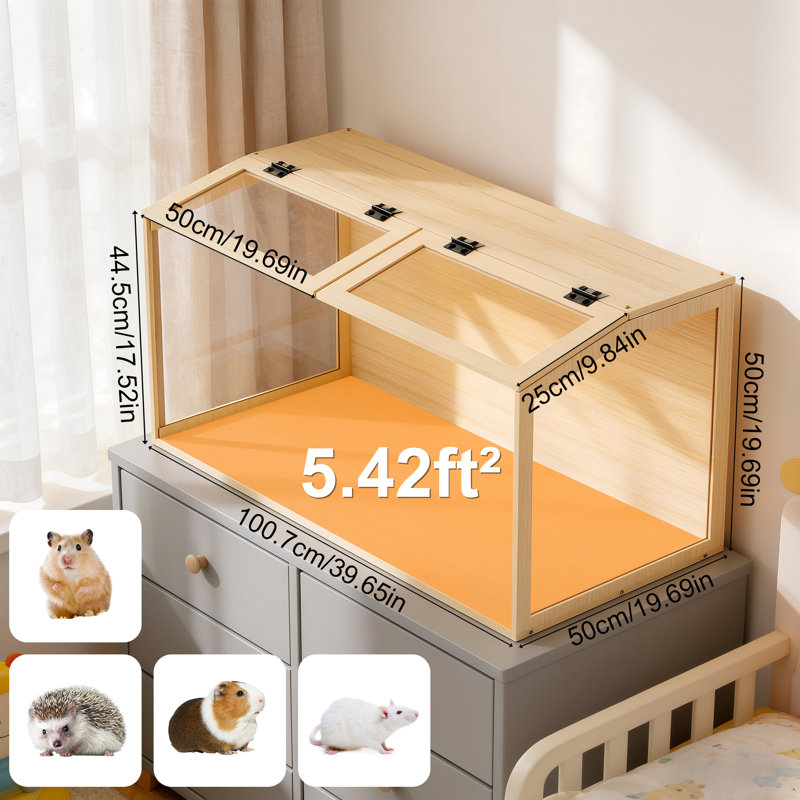 Hamster Cage, 100.7x50x50cm
