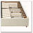 King Size Bed Frame High Headboard Upholstered Platform Bed