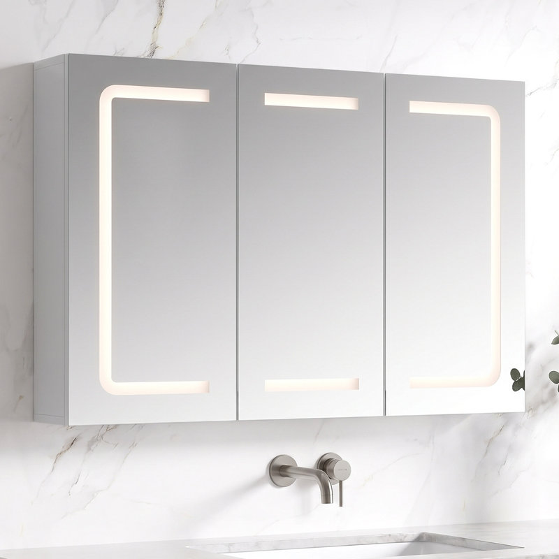 W H Medicine Cabinet Mirror 2