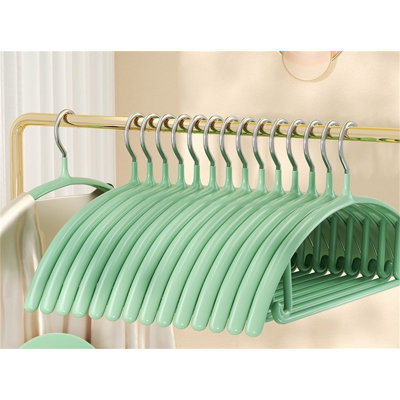 Nano Non-Slip Heavy-Duty Hanger With Chrome Hook