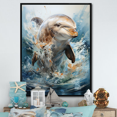 Dolphin Elegance - Dolphin Wall Art