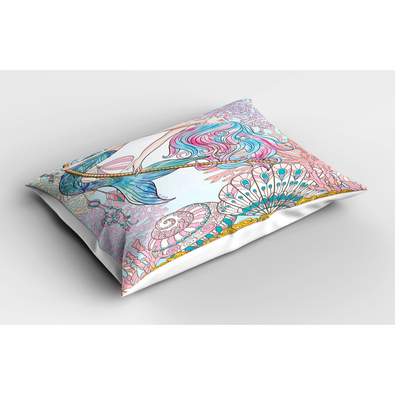 Fish Polyester Sham Set, Queen